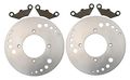 00 Front Brake Rotors Pads Polaris Xpedition 325 2000 