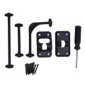 Rv Entry Door Holder 90 Degree T Style Latch Black Metal Trailer Cargo Hatch Hardware