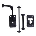 Rv Entry Door Holder 90 Degree T Style Latch Black Metal Trailer Cargo Hatch Hardware