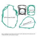 Motorcycle Complete Engine Gasket Kit Replacement For Biaoying 150cc Wh150-3 Wh150-3a