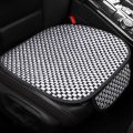 2 Pack Car Seat Cover For Front Bottom Ice Silk Cushion Protector Without Backrest Storage Pocket Works With Summer Sedan Suv 