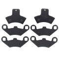 Motoku Front Rear Brake Pads For Sportsman 500 4x4 Ho Scrambler 400 Trail Blazer 250