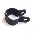 Black 1 In Crash Bar Mount Longhorn Footpeg Clamps Replacement Billet Aluminum For Harley Davidson Honda Yamaha Suzuki Kawasaki