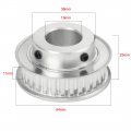 Uxcell Aluminum Xl 30 Teeth 19mm Bore Timing Belt Idler Pulley Flange Synchronous Wheel For 10mm 3d Printer Cnc