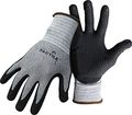Boss Manufacturing 8445l 656731 Tactile Dotted Dipped Nitrile Palm Glove Large Black Gray 