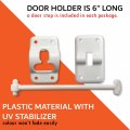 Nu-set Lock Rv010 Door Holder Rv Accessories Hardware White