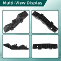 Front Bumper Bracket Mounting Upper Lh And Rh For Kia Soul 2020 2024 2 Pieces Replaces 86551-k0000 86552-k0000