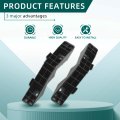 Front Bumper Bracket Mounting Upper Lh And Rh For Kia Soul 2020 2024 2 Pieces Replaces 86551-k0000 86552-k0000
