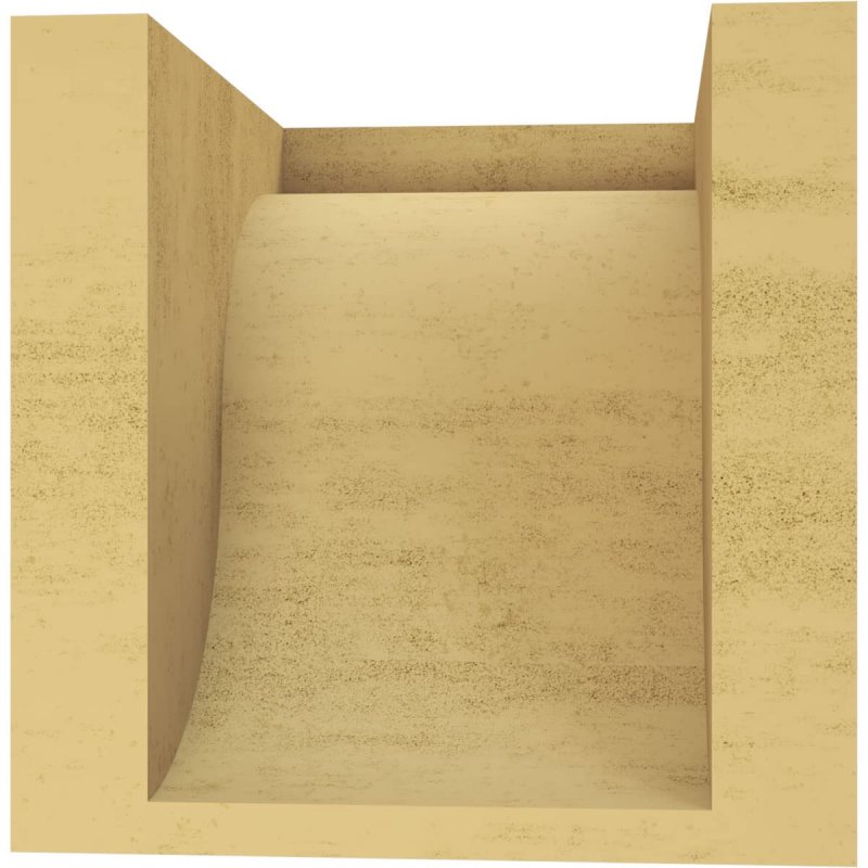 Ekena Millwork 6 W X D H Series 1 Wide Del Monte Rough Cedar Woodgrain Timberthane Corbel Primed Tan