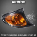 X Autohaux Pair Amber Turn Signal Light Lamp Front Left Right Side Corner For Bmw E46 3 Series 2002-2005 4door Sedan 5door