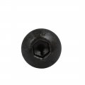 Uxcell 4pcs M5x20mm 10 9 Grade Hex Socket Reverse Left Hand Thread Screw Bolt Black