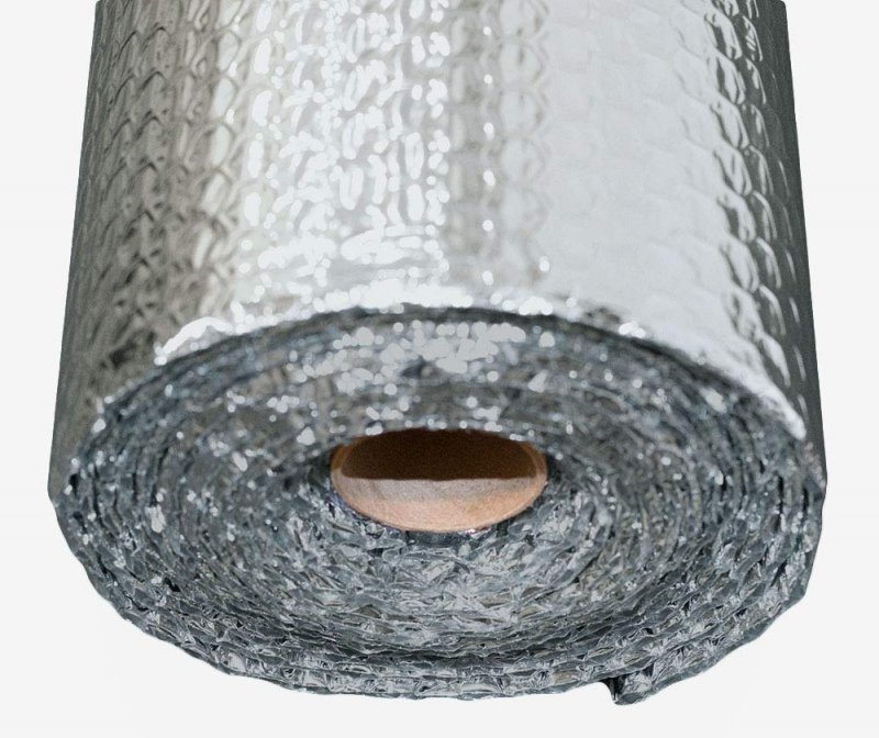 Double Bubble Reflective Foil Insulation 36 Inch X 5 Ft Roll Industrial Strength Commercial Grade No Tear Radiant Barrier Wrap