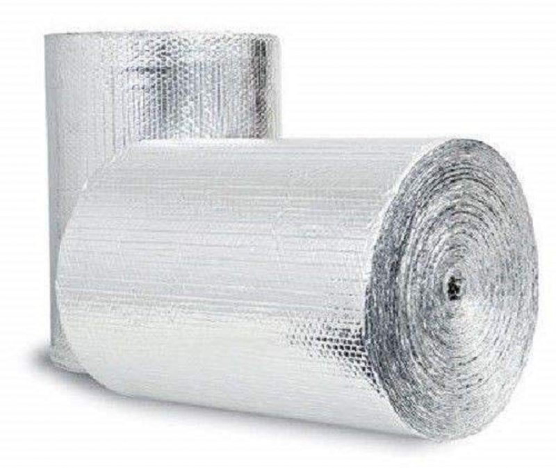 Double Bubble Reflective Foil Insulation 36 Inch X 5 Ft Roll Industrial Strength Commercial Grade No Tear Radiant Barrier Wrap