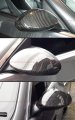 Real Carbon Fiber Material Side View Mirror Caps Cover Compatible For 2007-2009 Bmw E92 E93 Pre-lci 2 Door 3 Series 328i 325i