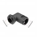 Uxcella Corrugated Tube Connector 90 Degree Ad13 Conduit Hose Joint Clamps 2pcs