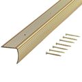 M-d Building Products 79103 Fluted 1-1 8-inch By 72-inch Stair Edging Satin Brass 
