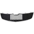 Front Bumper Lower Grille For Chevy Cruze 2011 2012 2013 2014 Plastic Chrome Shell With Black Insert Eco 1 4l Engine Gm1200640 
