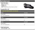 Right Passenger Side Halogen Headlight Assembly Compatible With 2018-2019 Toyota Camry For Us Built Models Only