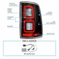 Amerilite Full Led Parking Light Bar Brake Reverse Tail Lights For 2009-2018 Dodge Ram 1500 2500 3500 Pair Oe Compatible