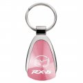 Au-tomotive Gold Teardrop Key Chain For Mazda Rx-8 Pink