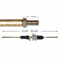 Caltric Rack And Pinion Compatible With Polaris Ranger 500 2x4 4x4 6x6 2005 Tie Rod Ends