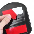 Uxcell 13 7cm X 10 5cm Black Frame Convex Safety Blind Spot Mirror For Car