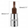 Uxcell 2pcs 1 4 Drive X H3 3mm Hex Bit Socket S2 Steel Bits Cr-v Sockets 5 Length Use With Ratchet Wrench Slide Bar Extension