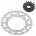 Caltric Front And Rear Sprocket Kit Compatible With Yamaha Fz-6 Fz6 2009 Fz-6r Fz6r 2009-2016