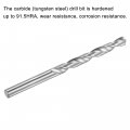 Uxcell Carbide Twist Drill Bits 4mm Metric Spiral Flutes Straight Shank Tungsten Steel Drilling Tool For Stainless Alloy Metal