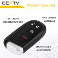 Ocpty 2 Remotes Key Fob For Jeep Cherokee 2014-2020 Gq4-54t