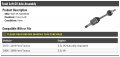 Front Left Driver Side Cv Axle Assembly Compatible With 2008-2018 Ford Taurus
