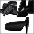 Mi1320104 Factory Style Driver Left Side Mirror Manual Folding Adjust Compatible With Mitsubishi Mirage Sedan 97-01 Paint To