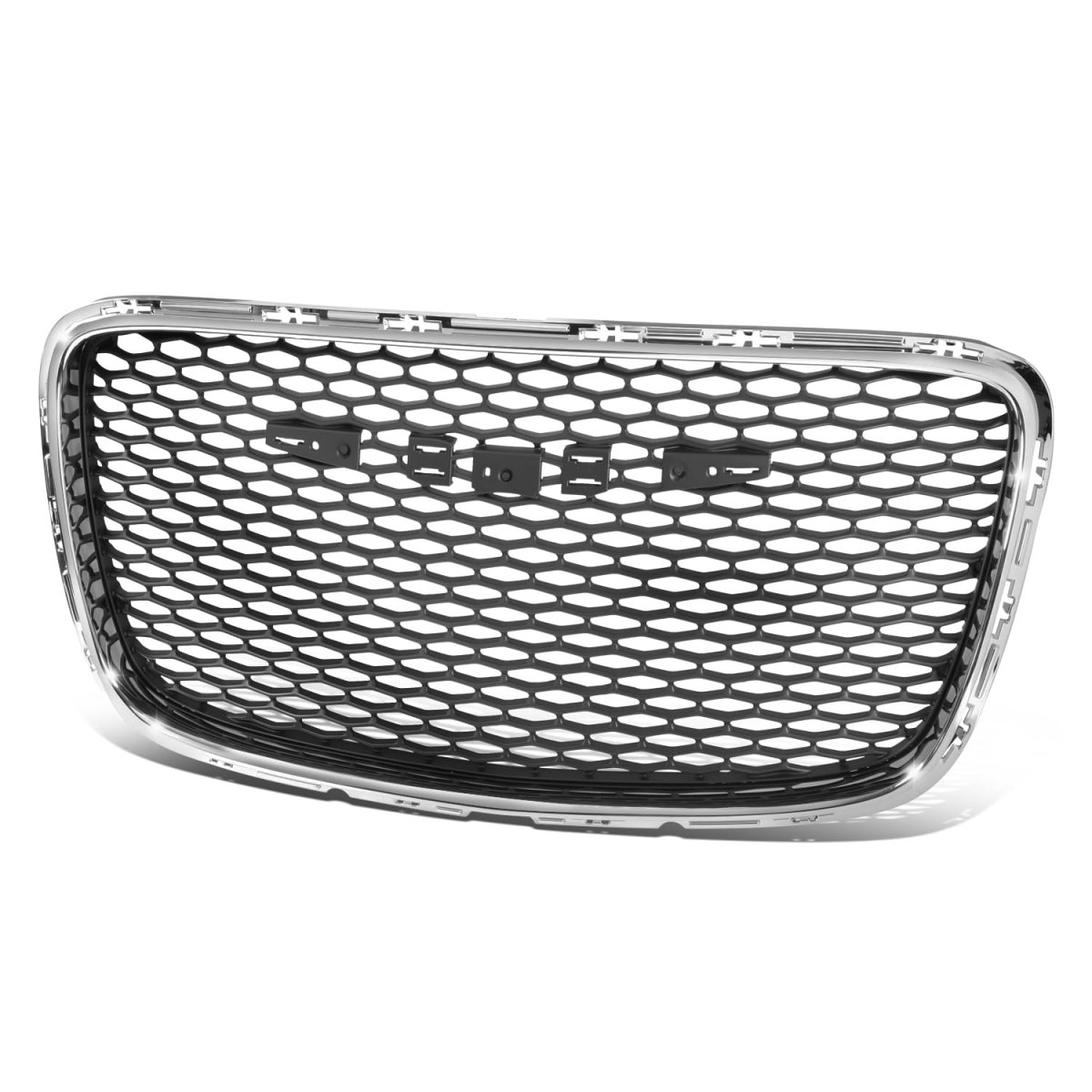 Ch1200395 Factory Style Front Bumper Grill Grille Assembly For Chrysler 300 Type-2 2015-2022 Polished Black