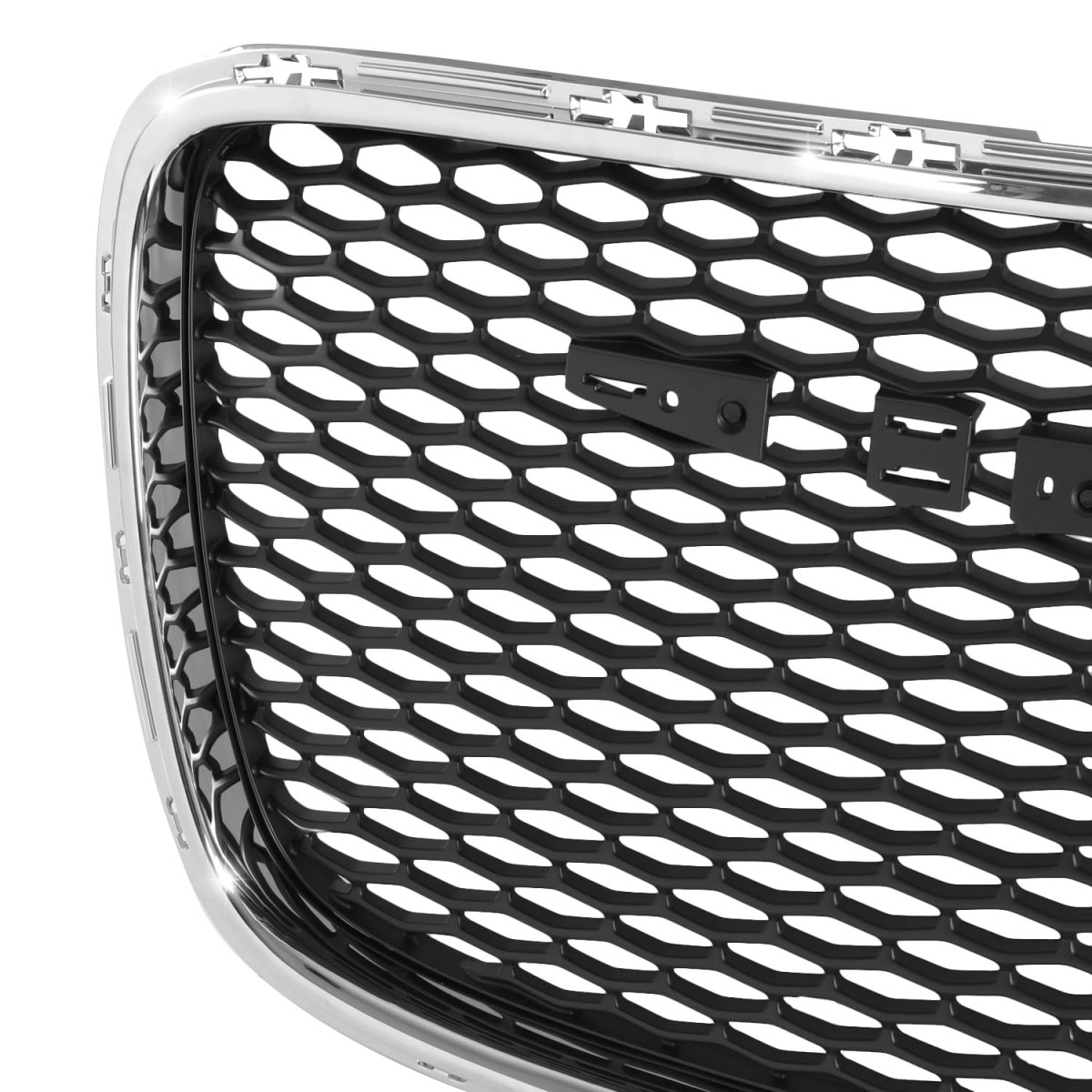 Ch1200395 Factory Style Front Bumper Grill Grille Assembly For Chrysler 300 Type-2 2015-2022 Polished Black