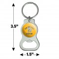 Graphics More San Jose State University Spartans Logo Keychain With Bottle Cap Opener