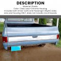 Hecasa Pair Tail Light Lens Compatible With 1973-1991 Chevrolet Chevy Blazer Driver Left Passenger Right Replacement For