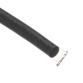 Silicone Foam Seal Weather Strip 2 5mm 4 5m 15ft Sponge Rubber Cord Solid Black
