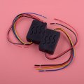 Beler 2pcs Universal 3 Step Sequential Chase Flash Module Boxes For Car Brake Turn Signal Light Lamp