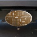 Batman Utility Belt Pattern Oval Tow Trailer Hitch Cover Plug Insert