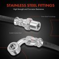 A-premium Rear Passenger Brake Hydraulic Hose Compatible With Select Subaru Models Wrx 2013 2014 2015 2016 2017 2018 2019 2020