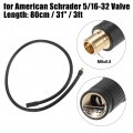 X Autohaux 31 Tire Inflator Air Pump Hose Adapter Extension Locking Chuck Tube Connection For Standard America Valve Without