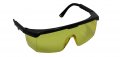 Toolusa Knight Guard Safety Glasses Yellow Shade Lens Anti-scratch 99 9 Uv Protection 5 14 Cm Length 1 75 4 Height Ansi Z87 