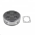 Jrl Cnc Cylinder Head For Racing 66cc 80cc Engine Silver 