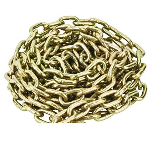 Snowdogg Part 16103010 Gen2 Lift Chain 48 Links 5 16 Grade 43 Zinc Yellow