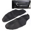 Front Door Panels Armrest Covers Left Right Side For Honda Accord 2008-2012 Only Fit Coupe 2 Doors Black 