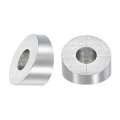 5 Pcs 1 4 Id Angle Washer Stainless Steel 20 Degree Beveled For 8 3 16 Wire Rope Cable Application Stair Ends Silver 