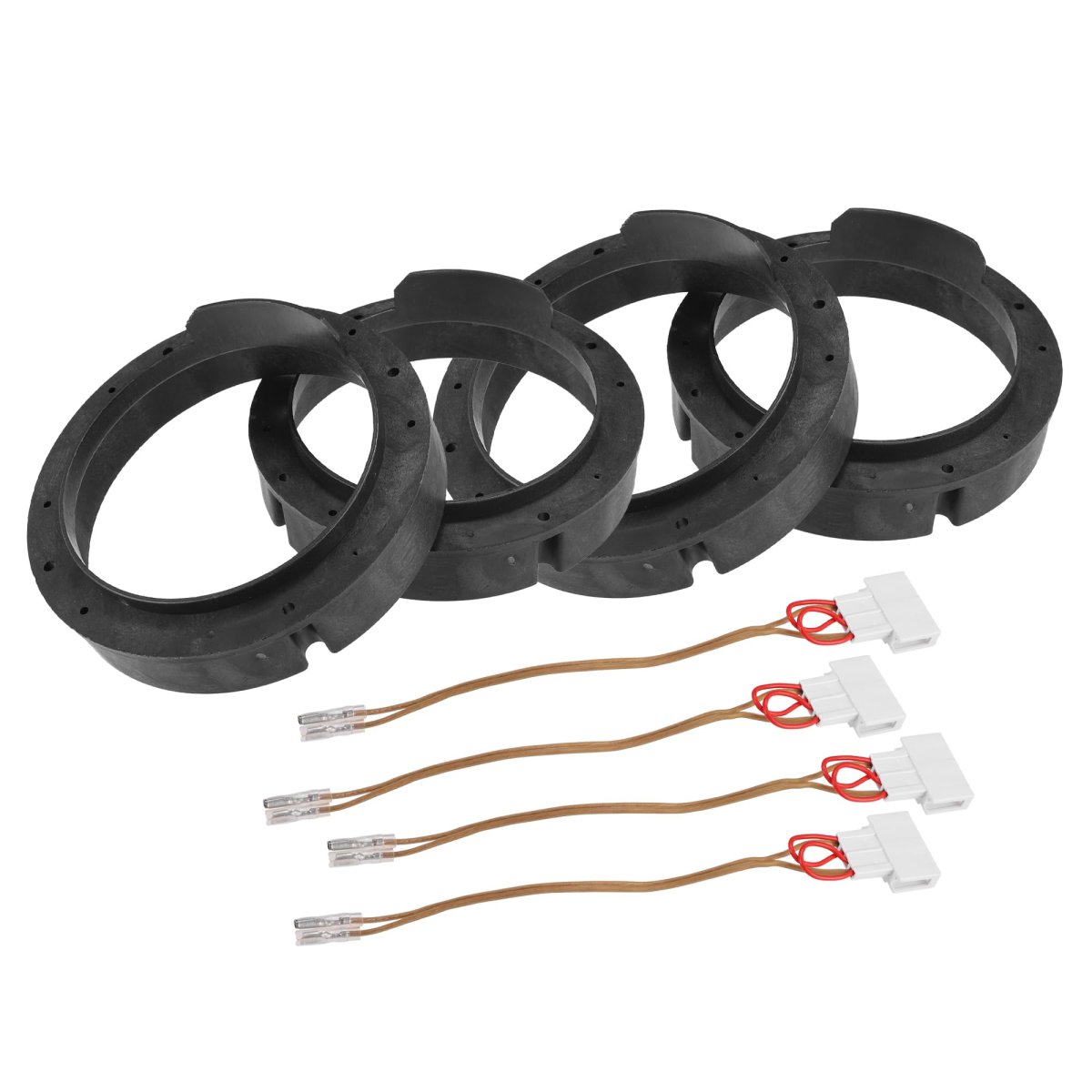 2 Set 6 5 Car Speaker Adapter Spacer Ring With Wire Combination For Volkswagen Passat 1998-2016