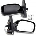 Ocpty Black Passenger Side View Mirror Smooth With Power Adjustment Non-folding Non-heated Compatible For 2003-2008 Toyota