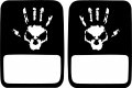 Jeeptails Wave Skull Tail Lamp Light Covers Non-led For Jeep Gladiator 
