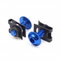 Uxcell 10 Pcs Blue Universal Motorcycle Fairing Hexagon Bolts Hex Screws With Metal Holder